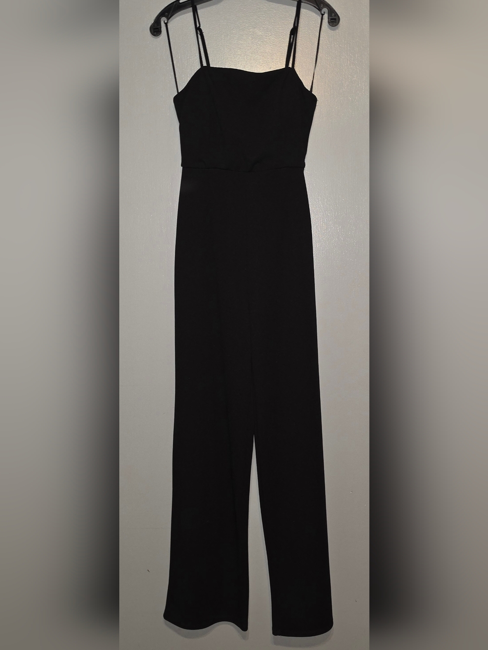 miami Black High-Waist Straight-Leg Pants